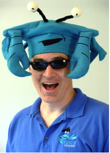crab on my head!